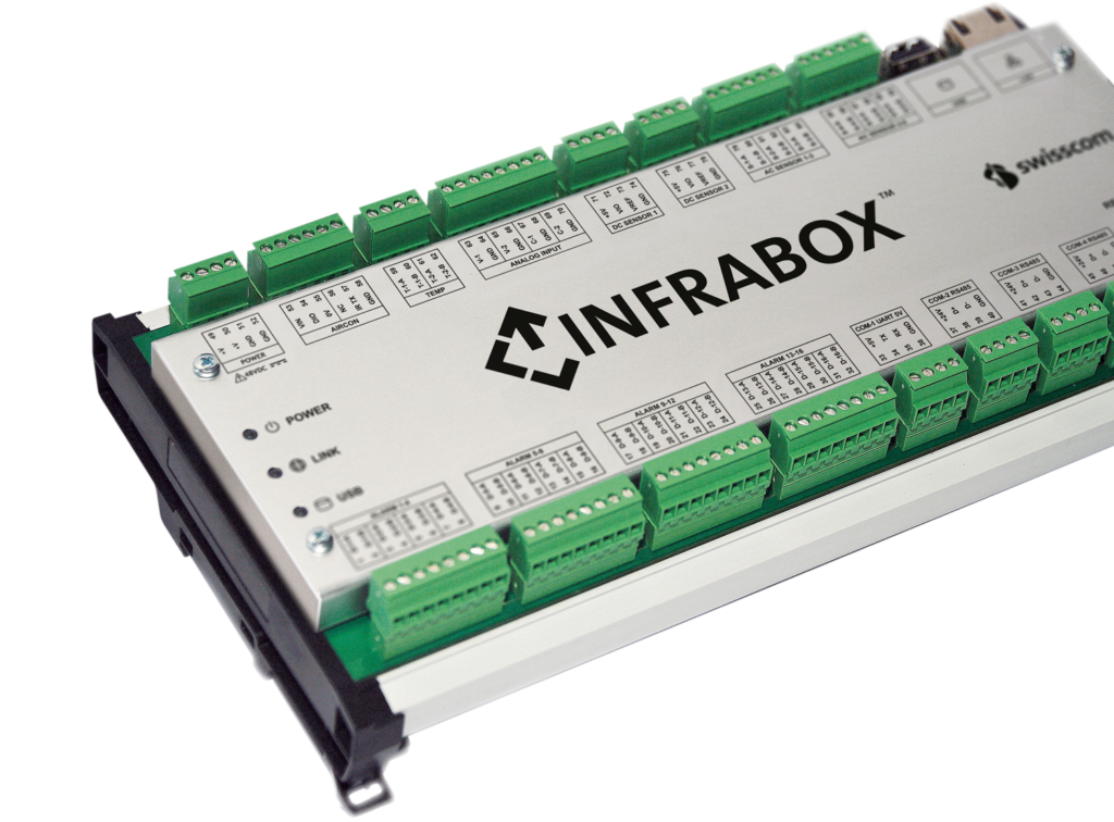 Infravista - The Infrabox module is shown on a white background.